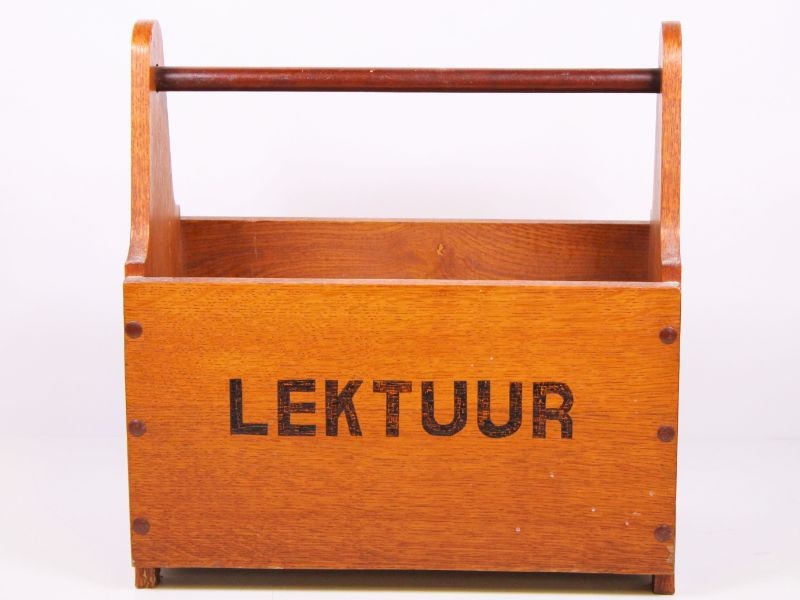 Sympathieke vintage 'lektuur' bak